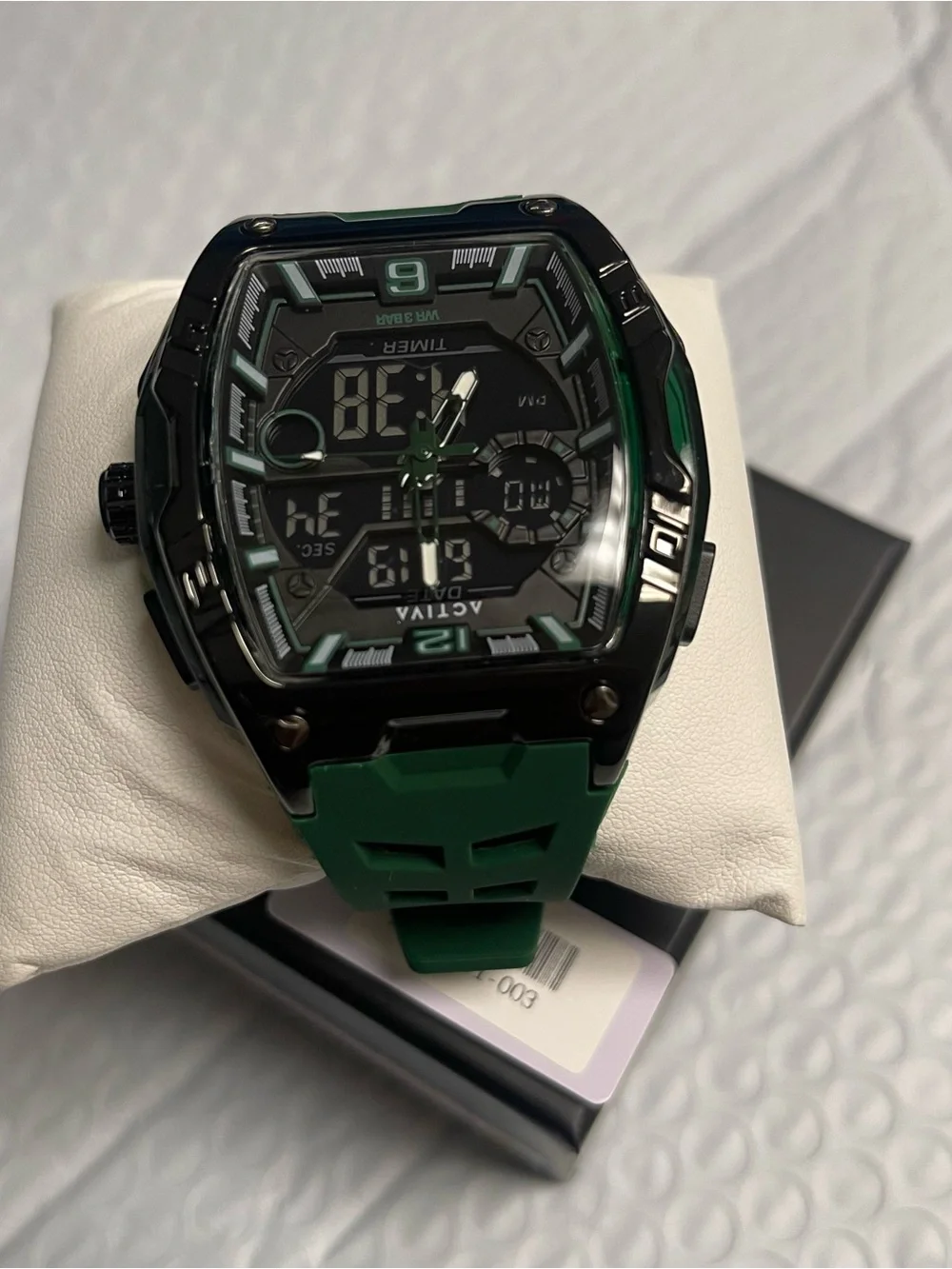 Actival Venzis X Invicta Analog Digital Men's Watch - 50mm. Army Green new